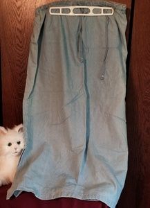 Jaclyn Smith Sport lite blue denim skirt midi